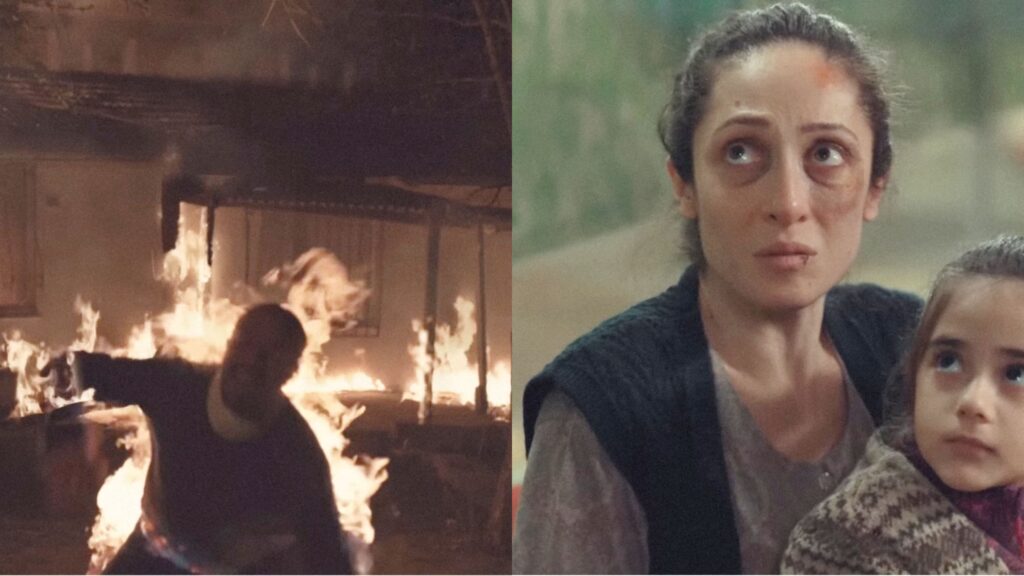Kusursuz Kiracı Story - Mona and Yakup on fire incident to cover the news
